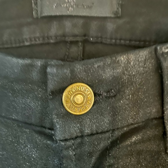 7 For All Mankind Coated Sheen Jeans - Picture 3 of 5